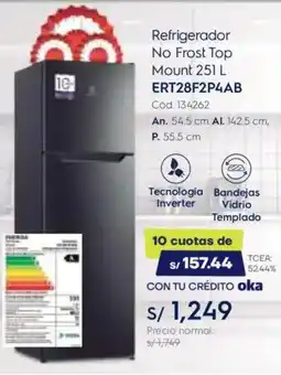 Hiraoka Electrolux refrigerador oferta