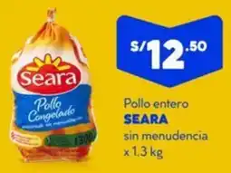 Mass Seara pollo entero sin menudencia oferta