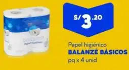 Mass Balanzé básicos papel higiénico oferta