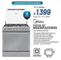 El Gallo Más Gallo Midea cocina 30" oferta