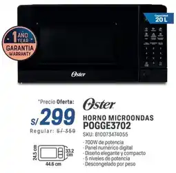 El Gallo Más Gallo Oster horno microondas oferta