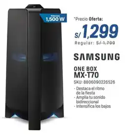 El Gallo Más Gallo Samsung one box MX-T70 oferta