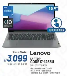 El Gallo Más Gallo Lenovo laptop 15.6" oferta