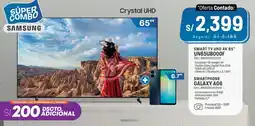 El Gallo Más Gallo Samsung smart tv uhd 4k 65" + smartphone galaxy A06 oferta