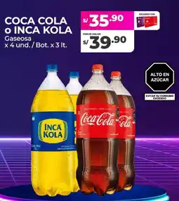 Vega Coca cola o inca kola gaseosa oferta