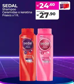 Sedal shampoo ceramidas o keratina