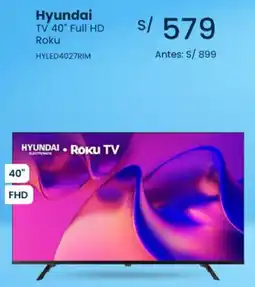 Tiendas EFE Hyundai tv 40" full hd roku oferta