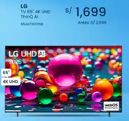 Tiendas EFE Lg tv 65" 4k uhd oferta