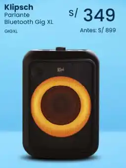 Tiendas EFE Klipsch parlante bluetooth gig xl oferta