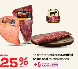 Wong Certified angus beef en cortes parrilleros seleccionados oferta