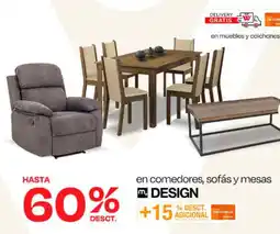Wong En comedores, sofás y mesas oferta