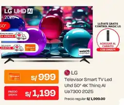 Lg smart tv led uhd 50"