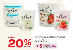 Wong Vakimu en yogures seleccionados oferta