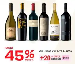 Wong En vinos de alta gama oferta