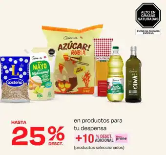 Wong En productos para tu despensa oferta