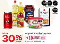 Wong En productos importados oferta