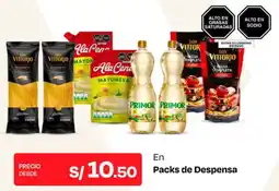 Wong En packs de despensa oferta