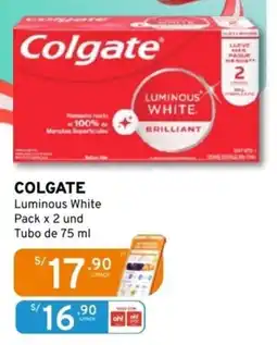 Mifarma Colgate luminous white oferta