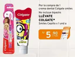 Mifarma Colgate por la compra de 1 crema dental smiles oferta