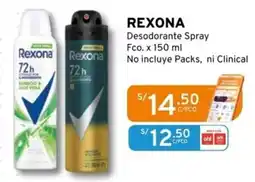 Mifarma Rexona desodorante spray oferta