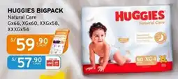 Mifarma Huggies bigpack natural care oferta
