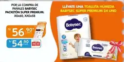 Mifarma Babysec por la compra de pañales oferta