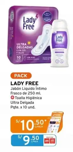 Mifarma Lady free jabón liquido íntimo oferta