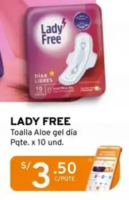 Mifarma Lady free toalla aloe gel día oferta