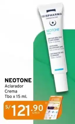 Mifarma Neotone aclarador crema oferta