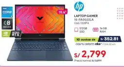 Hiraoka Hp laptop gamer 15.6" oferta
