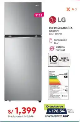 Hiraoka Lg refrigeradora oferta