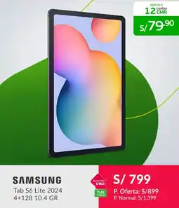 Falabella Samsung tab S6 lite 2024 oferta