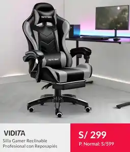 Falabella Vidita silla gamer reclinable oferta