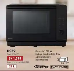 Hiraoka Panasonic Horno Multifunción DS59 oferta