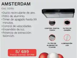 Hiraoka Klimatic Amstredam Campana Extractora oferta