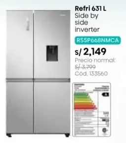 Hiraoka Hisense Refri 631 L oferta