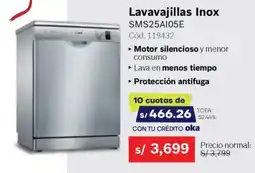 Hiraoka Lavavajillas Inox oferta