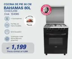 Hiraoka Cocina de pie 60 cm Bahamas 80 L oferta