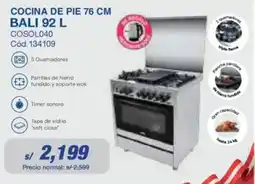 Hiraoka Cocina de pie 76 cm bali 92 L oferta