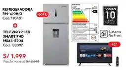 Hiraoka Miray refrigeradora RM-410HID oferta