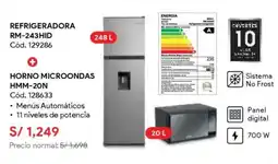 Hiraoka Miray refrigeradora oferta