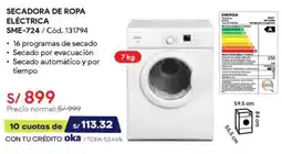 Hiraoka Miray secadora de ropa eléctrica oferta