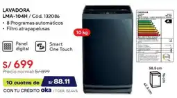 Hiraoka Miray lavadora LMA-104H oferta