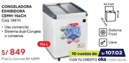 Hiraoka Miray congeladora exhibidora CEMH-156CH oferta