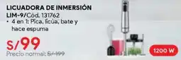 Hiraoka Licuadora de inmersión LIM-9 oferta
