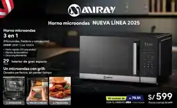 Hiraoka Miray horno microondas 3 en 1 oferta