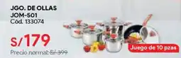 Hiraoka Jgo. de ollas JOM-501 oferta
