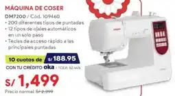 Hiraoka Máquina de coser DM7200 oferta