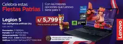 Hiraoka Lenovo legion 5 oferta