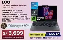Hiraoka Lenovo LOQ oferta